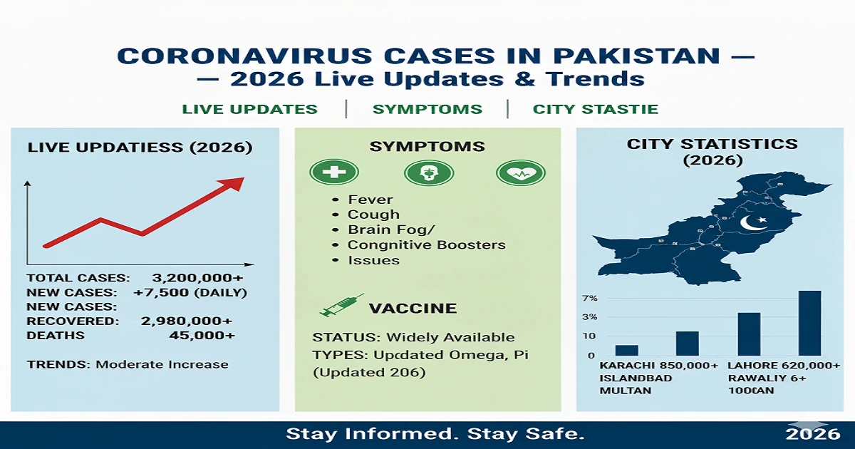 Coronavirus Cases in Pakistan — 2026 Live Updates & Trends